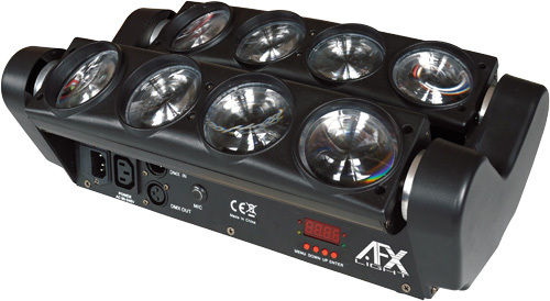CURVE 8BEAM-FX LYRE RGBW AFX LIGHT PROMO