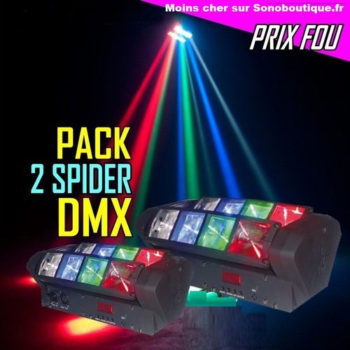 119€ PACK 2 LED8-MINI Spider pocket prix fou !