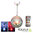 10€ ! ASTRO-BALL8- EFFET RGBWA 20CM CRYSTAL