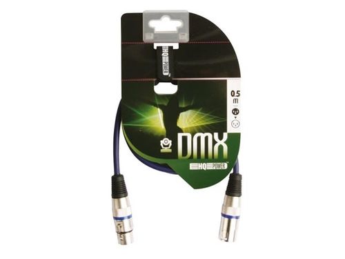Câble DMX pro 0,5m HQ POWER PAC105