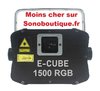 Laser PRO E-CUBE 1500 rgb ilda prix imbattable