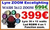 LYRE WASH 3612 ZOOM 36X12W RGBW 4EN1 DMX