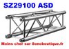 ASD Structure alu carrée 290 1m SZ29100M