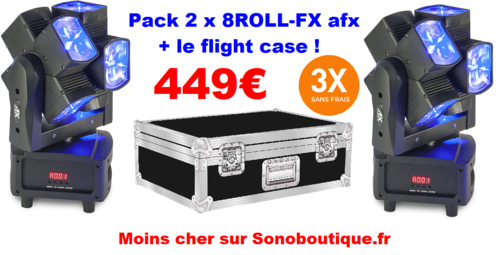 Pack de 2 8ROLL-FX AFX + Flight case
