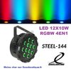 59€ le parled 12x10W Excelighting Steel-144