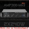AMP300-MKII AMPLIFICATEUR DE SONORISATION 480W