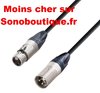 Câble DMX 3m XLR/XLR Neutrik PRO ! à 9,90€